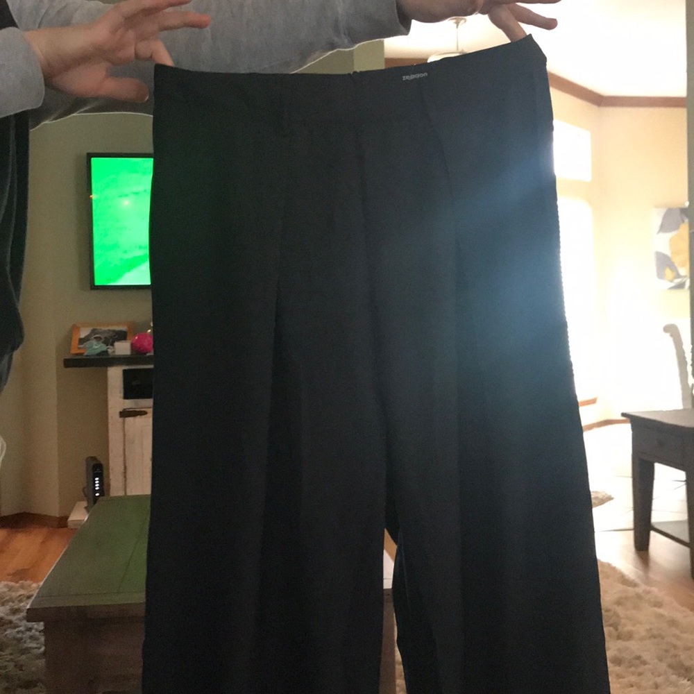 Black lightweight slacks Sz lg fits med